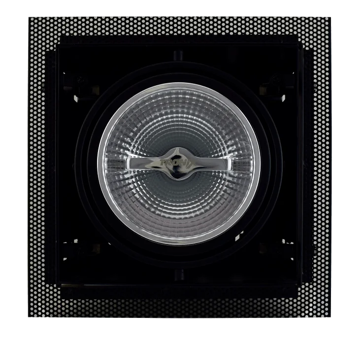 AR111 inbouwarmatuur 150x150mm zwart trimless of rand - Afbeelding 3