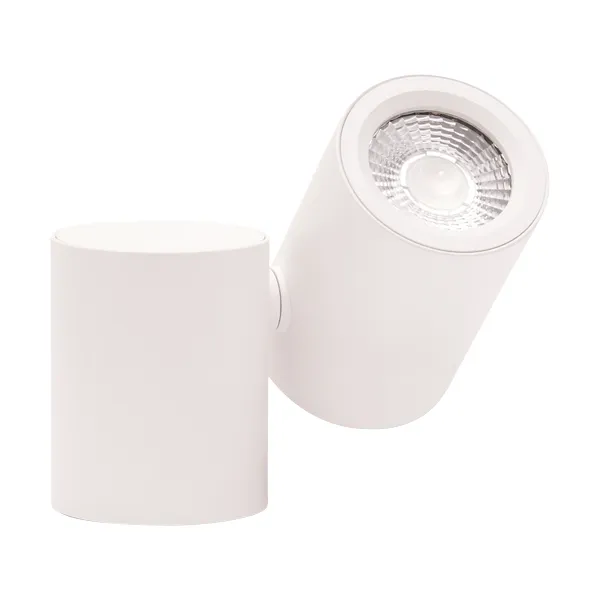 Opbouwspot GU10 125x117mm draaibaar rond wit - Afbeelding 4