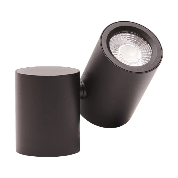 Opbouwspot GU10 125x117mm draaibaar rond zwart - Afbeelding 4