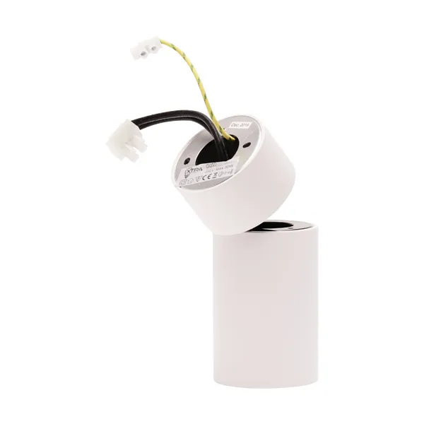 Opbouwspot GU10 60x130mm richtbaar rond wit - Afbeelding 5