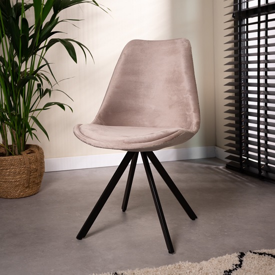 Eetkamerstoel luxe velours - Afbeelding 5