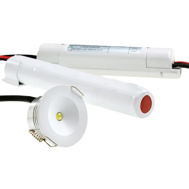 Noodverlichting inbouwspot 3W 6000K