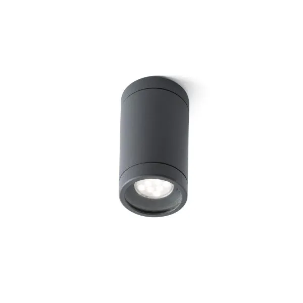 Faro Olot Opbouwspot GU10 60x105mm rond antraciet - Afbeelding 2