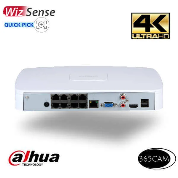 Dahua NVR4108-EI recorder met 2TB ingebouwd - Afbeelding 3