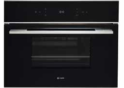 SO111 combi stoomoven nis 45 cm zwart glas Classic - Afbeelding 2
