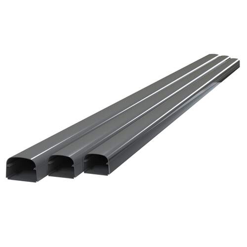 Leidinggoot 2 meter 75mm antraciet* - Afbeelding 2