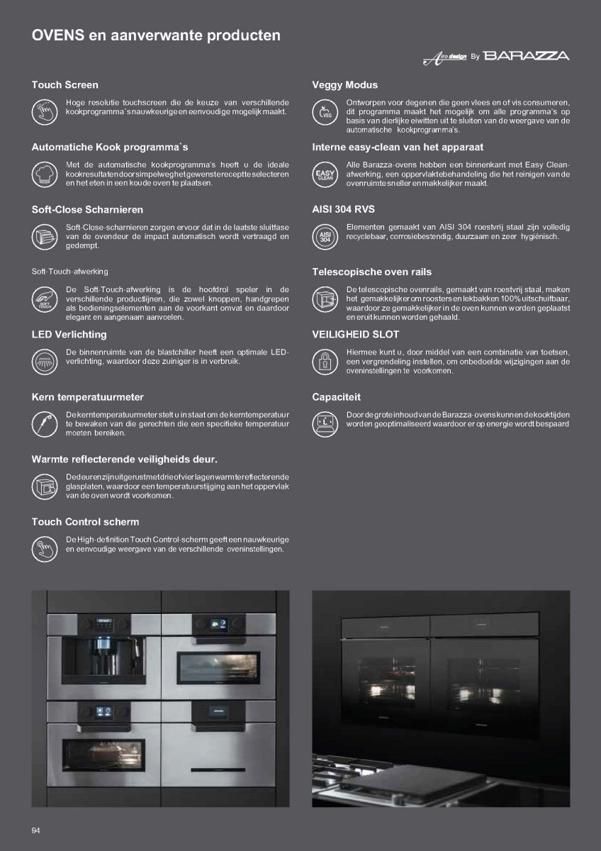 1FEVGP oven nis 60 cm icon zwart glas - Afbeelding 5