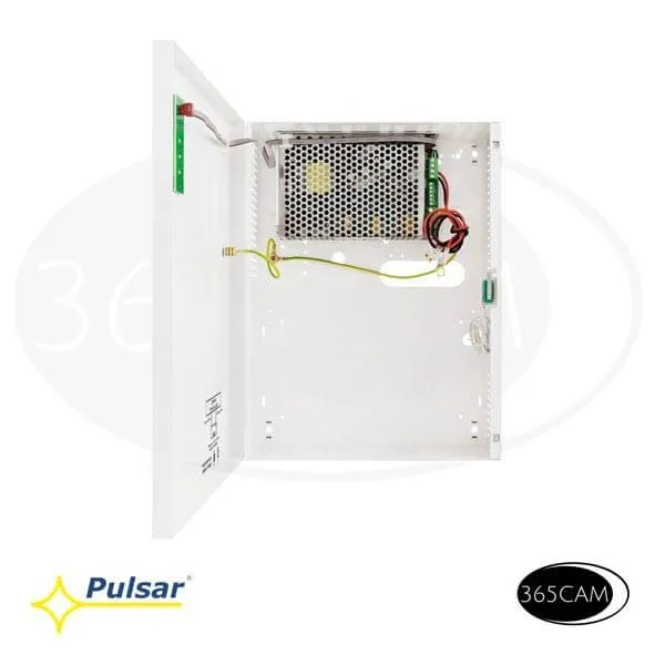 Centrale bewakingscamera voeding 12v 5A merk Pulsar. 4x aansluiting - Afbeelding 2